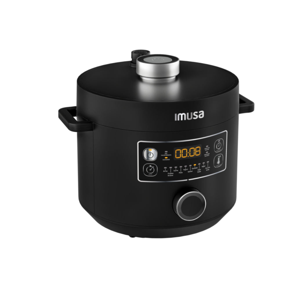 Olla Multifuncional Imusa Multichef Pro Negra – 5 Litros