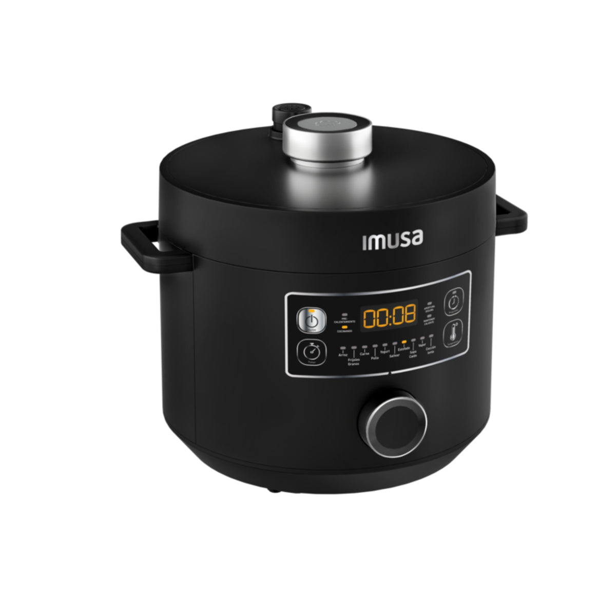Olla Multifuncional Imusa Multichef Pro Negra – 5 Litros
