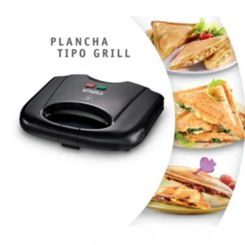 Sanduchera Imusa Basic Negro