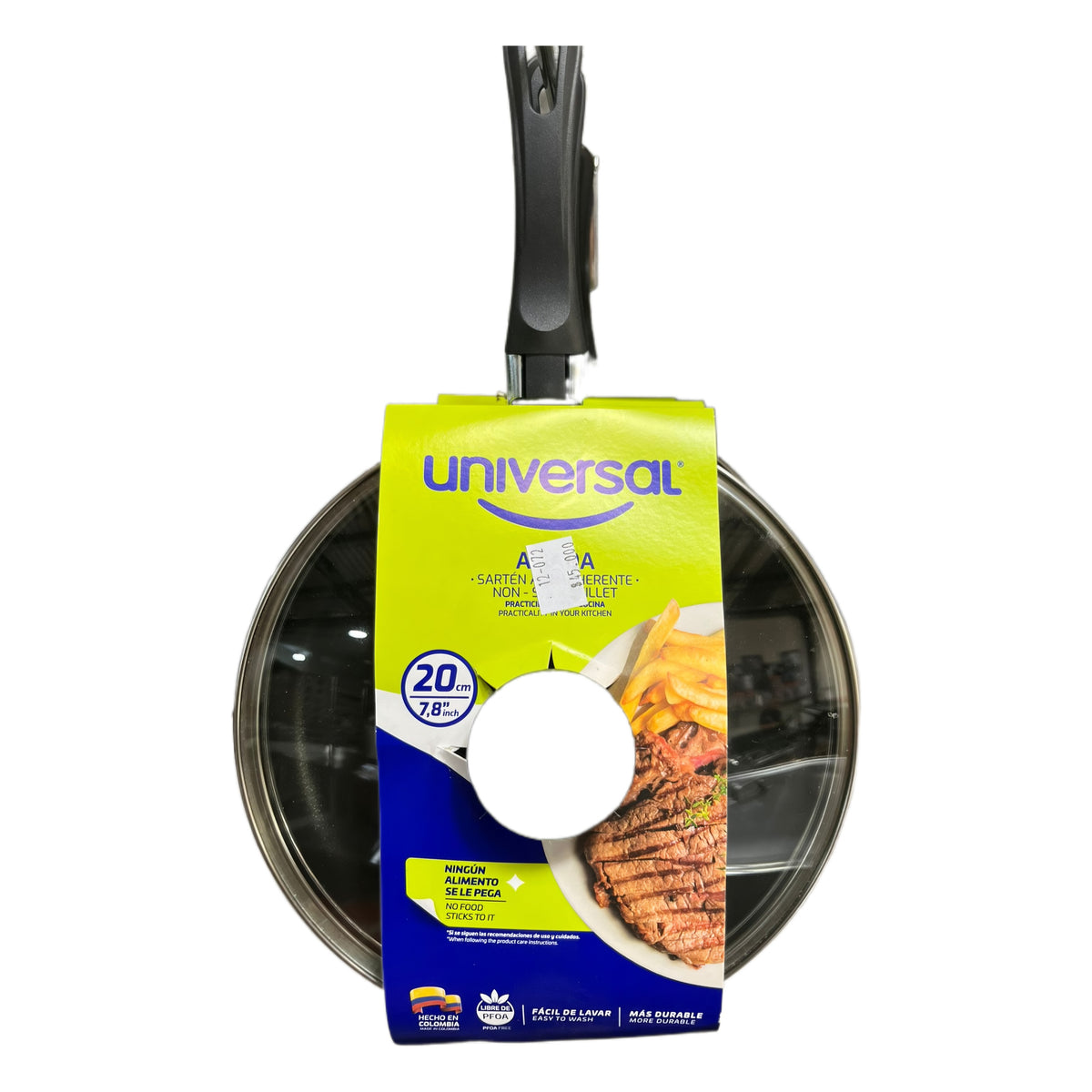 Sartén Universal Aliada de 20 CM con Tapa de Vidrio