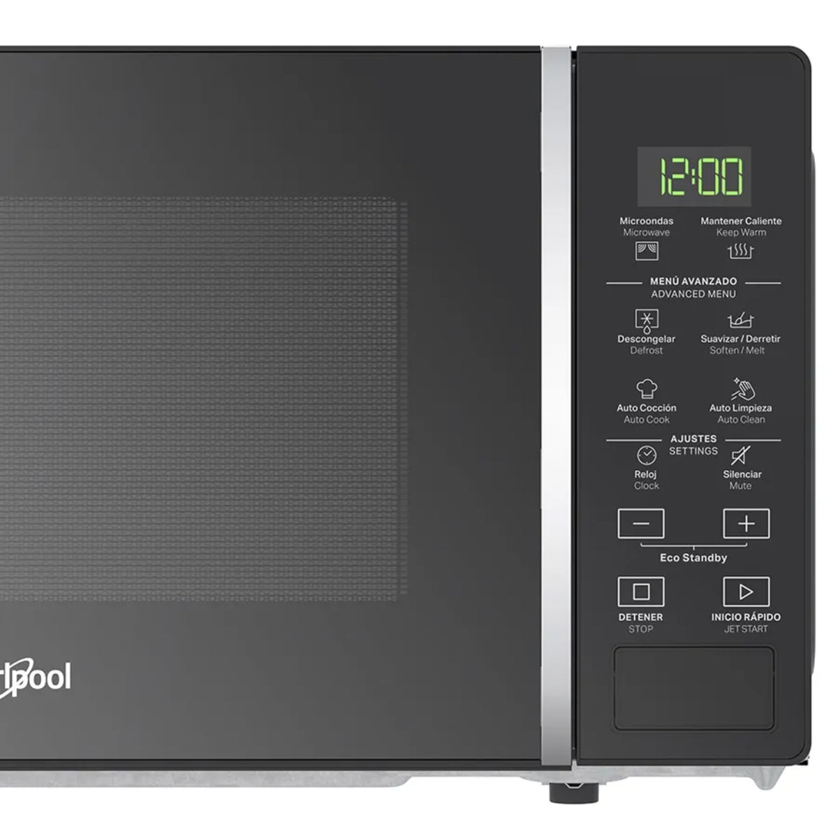 Microondas Whirlpool 0.7 Pies WM1807B Negro