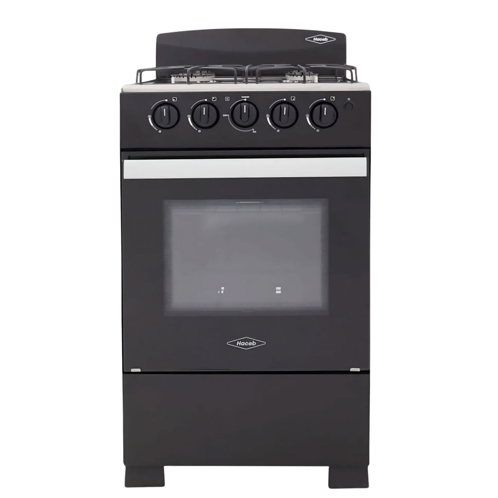 Estufa de Piso Haceb Romero 50 CM 4 Puestos con Horno