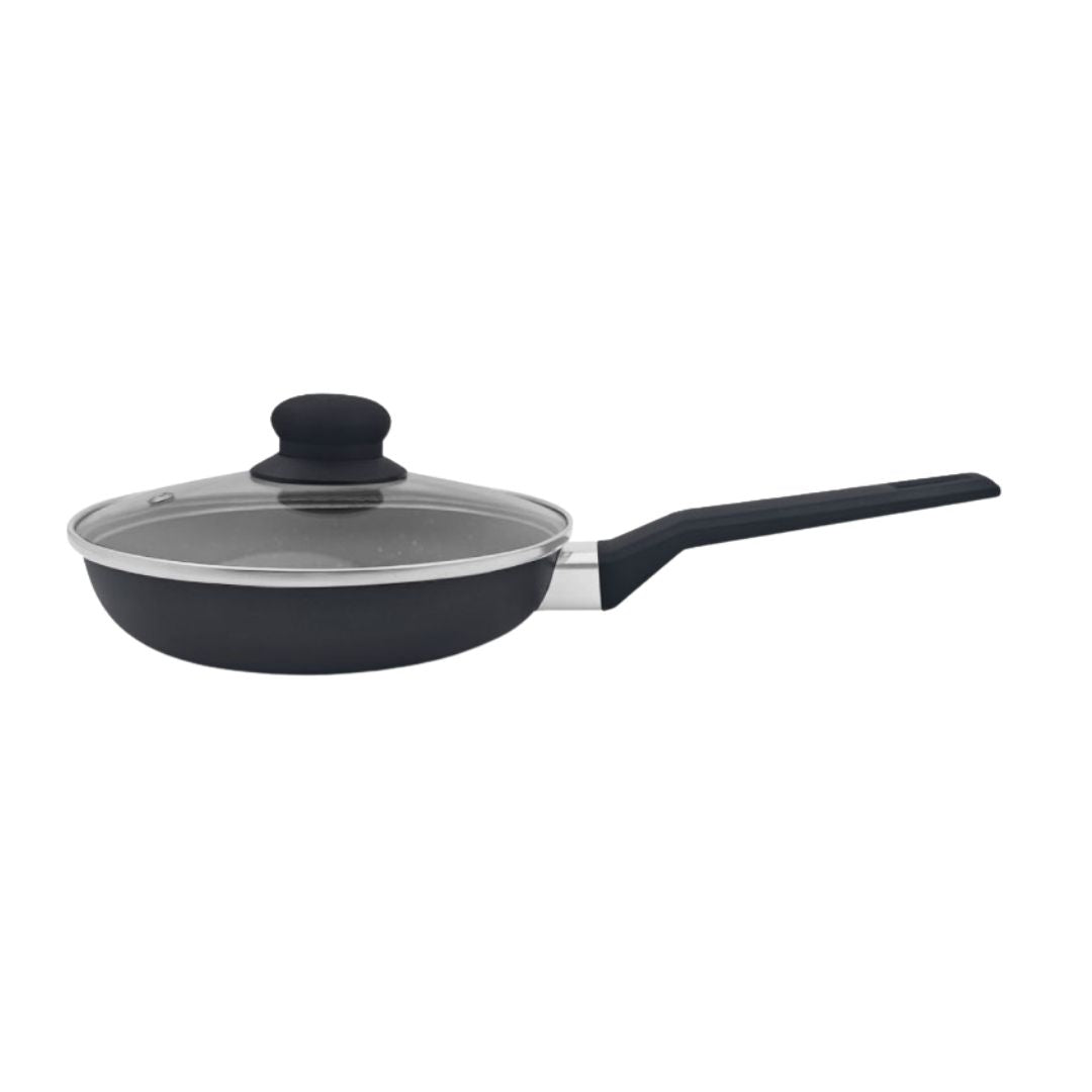 Sarten Dkasa Premium Antiadherente Marmolizado Granito con Tapa 22CM