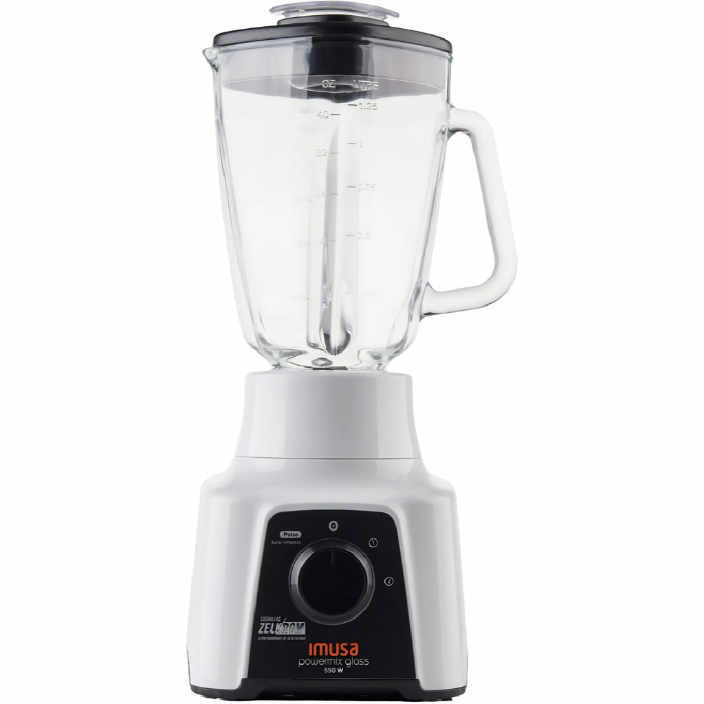 Licuadora Imusa Power Mix Glass 550 Watts Vaso de Vidrio