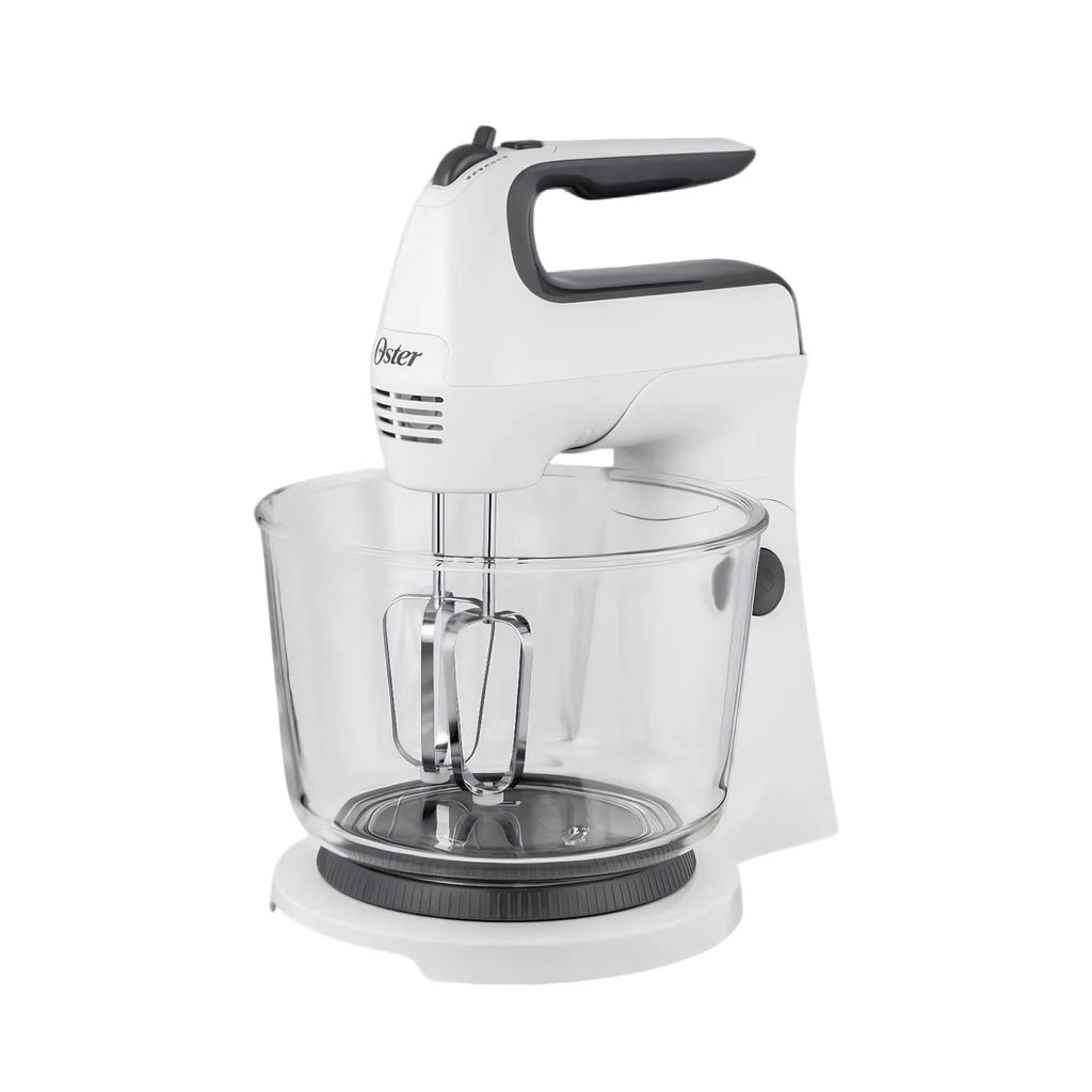Batidora Oster® de Mano y Pedestal con Tazón de Vidrio 3.7 L