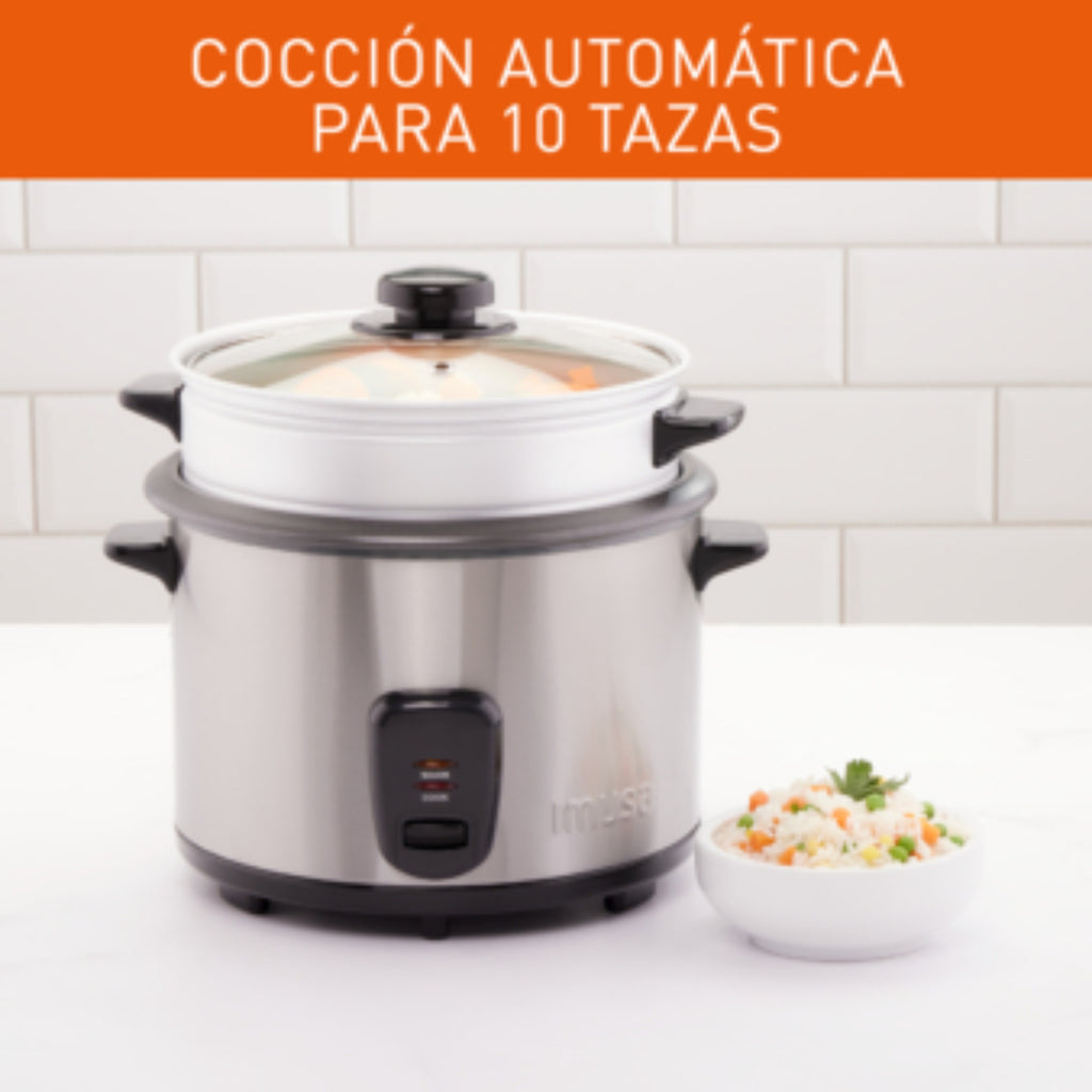 Olla Arrocera Imusa 10 Tazas en Acero