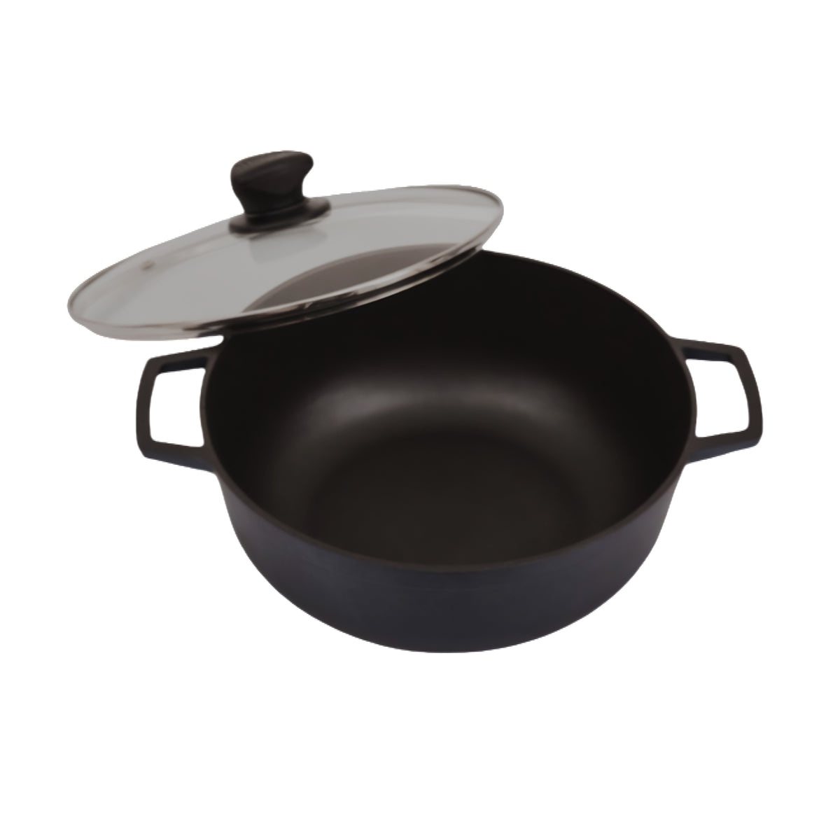 Caldero Dkasa 2 Litros Antiadherente 20 CM X 8.5 CM Negro