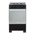 ESTUFA ROMERO REFLEX HACEB 50 CM GAS NATURAL NEGRA