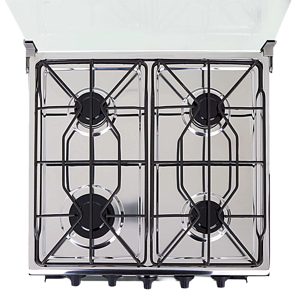 ESTUFA ROMERO REFLEX HACEB 50 CM GAS NATURAL NEGRA