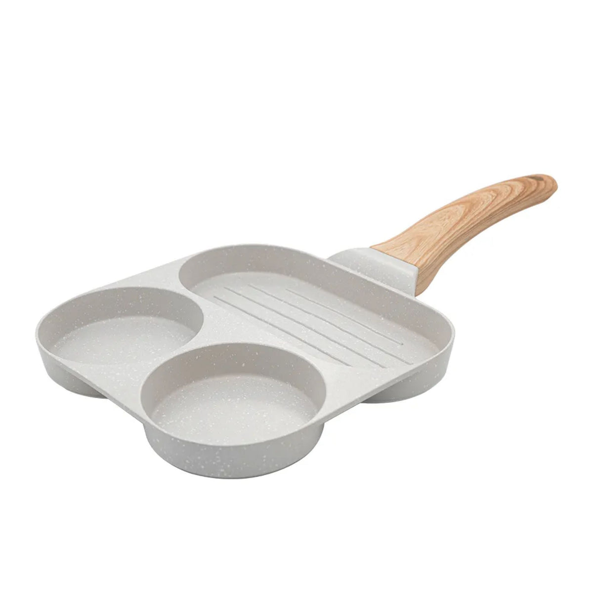 Sartén Multiple: 2 Puestos + Asador Universal 18 CM