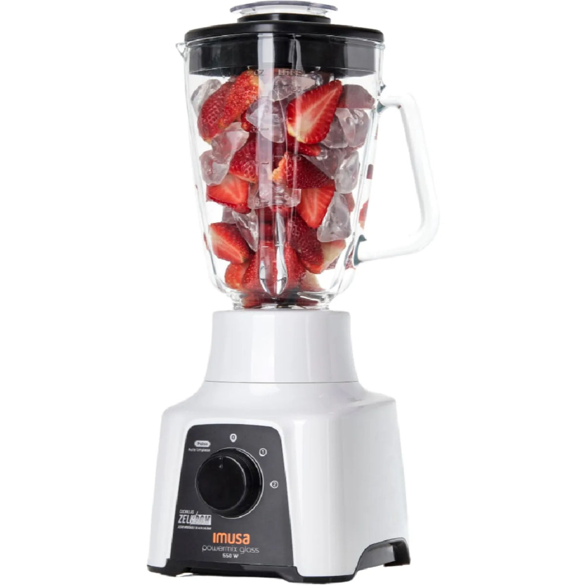 Licuadora Imusa Power Mix Glass 550 Watts Vaso de Vidrio
