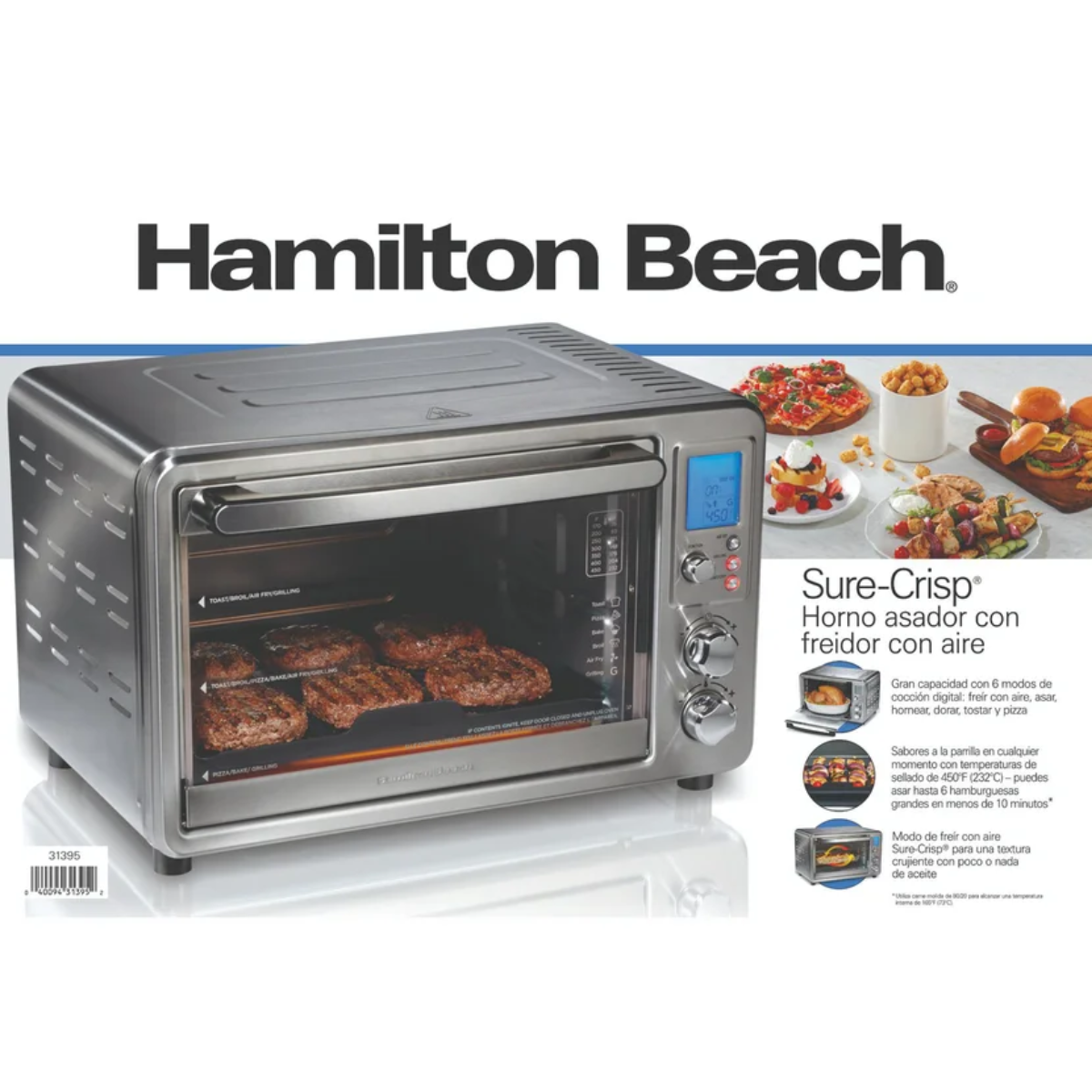 Horno Freidor y Asador Hamilton Beach 28 LT