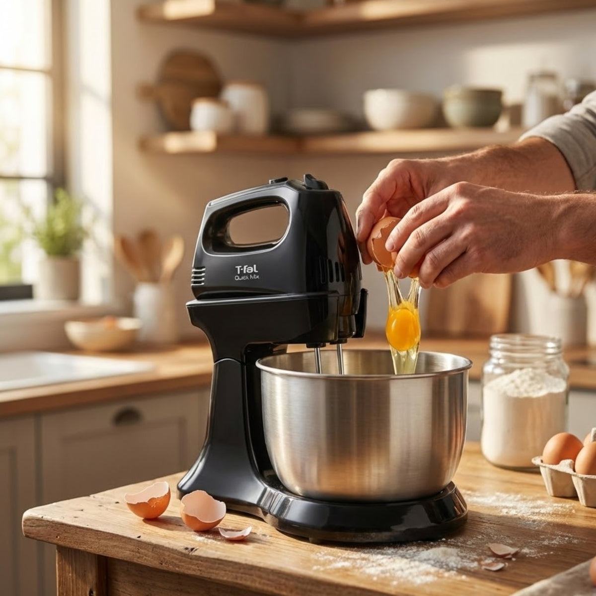 Batidora 3 LTS Quick Mix con Bowl Tfal HT3128MX