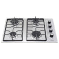 Estufa de Empotrar Continental Acero Inoxidable 4 Puestos Parrilla en Platina