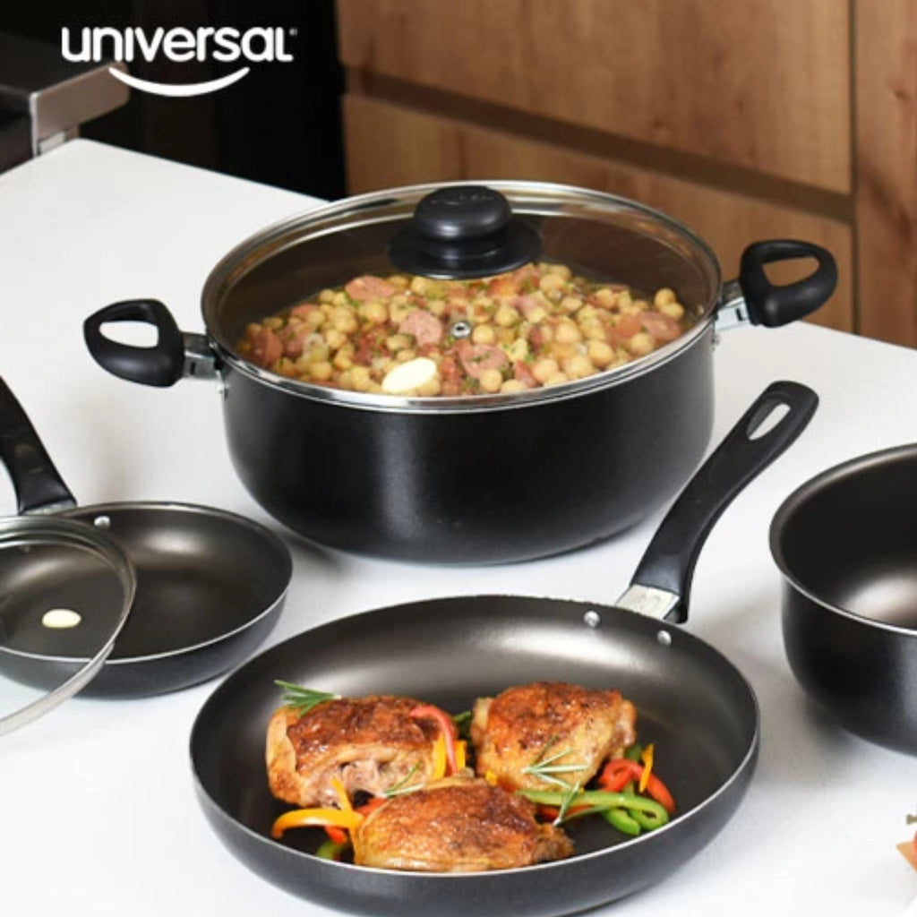 Sartén Universal Aliada 24 CM con Tapa de Vidrio