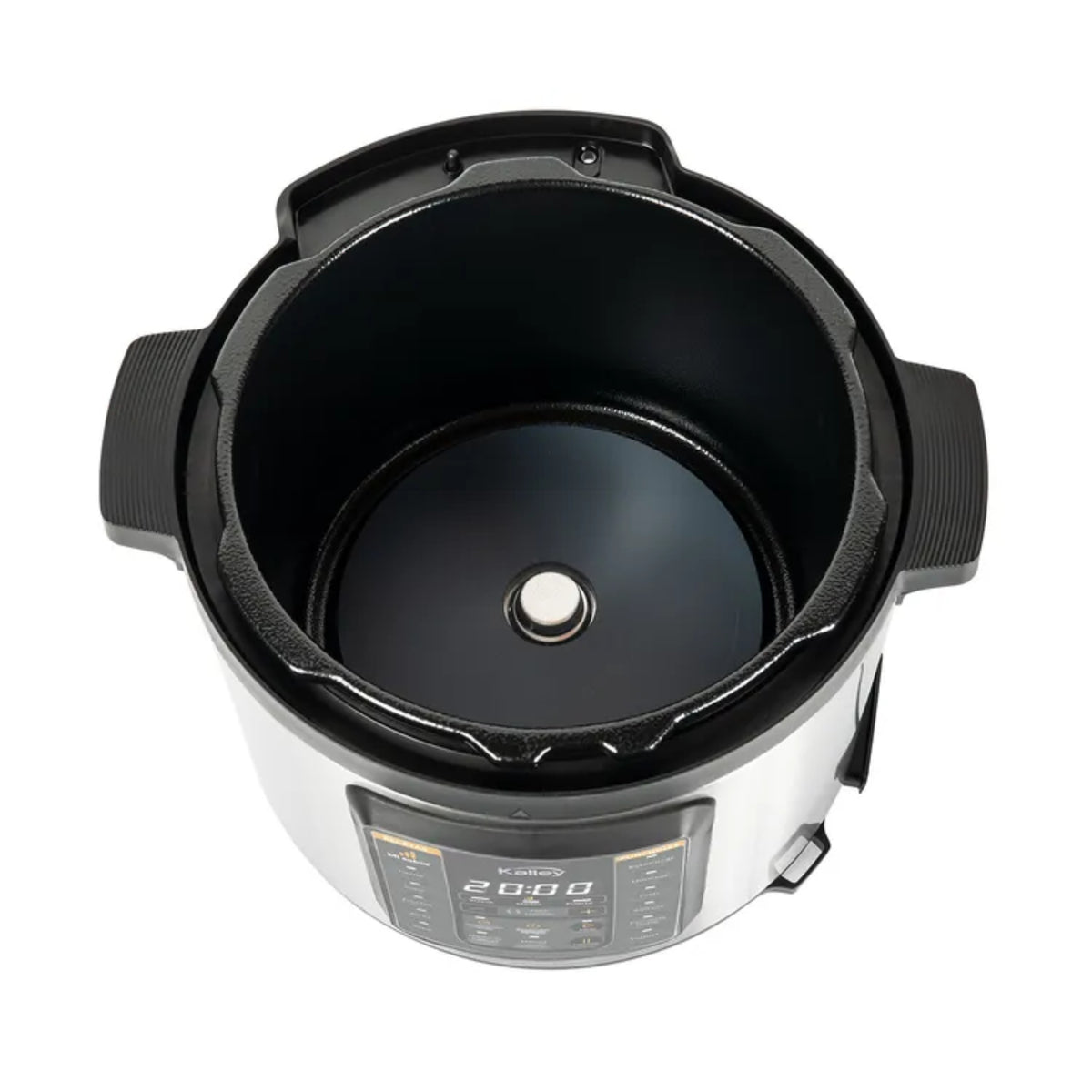 Olla Multifuncional Kalley K-OMP 5.5L – Plateado/Negro