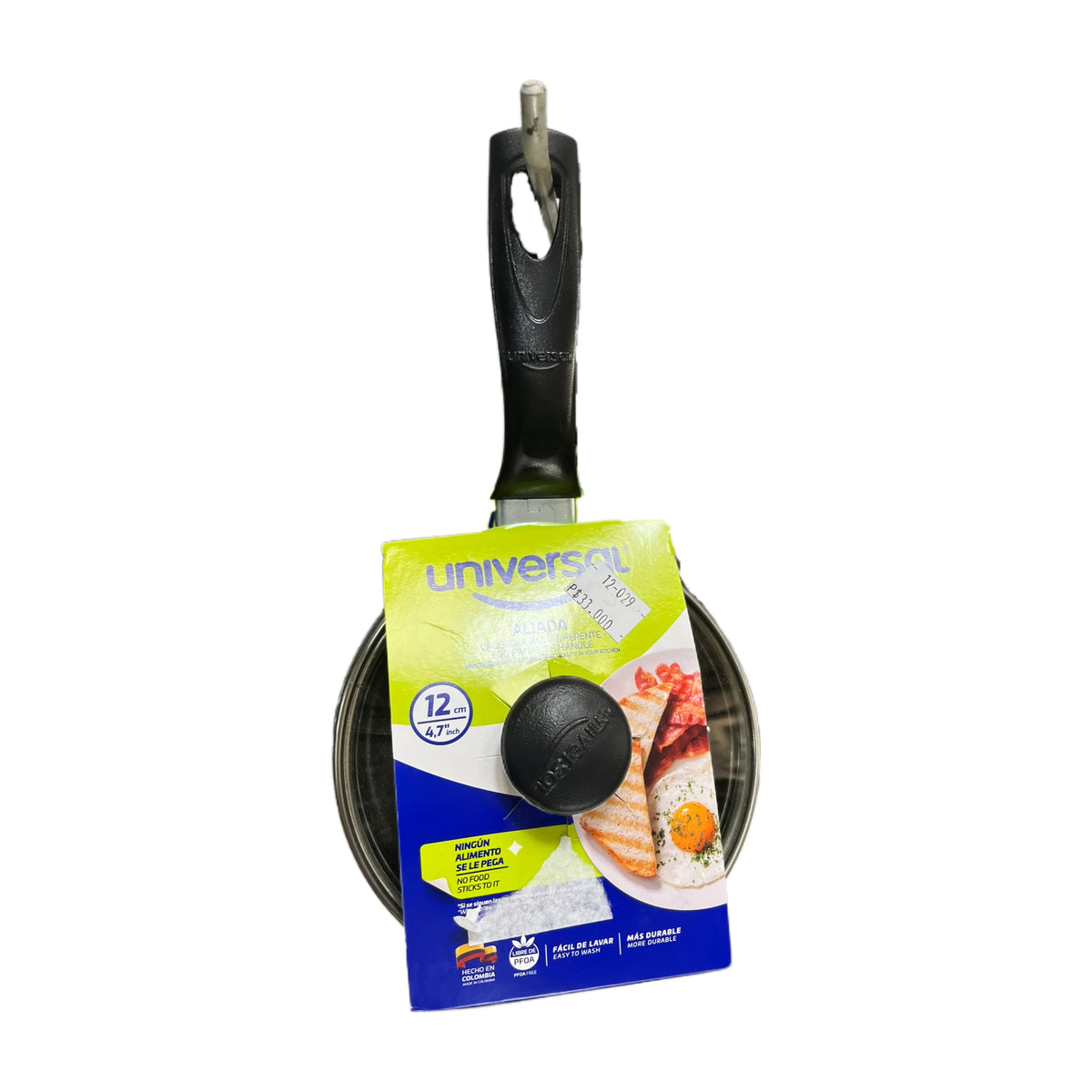 Cacerola Aliada Universal de 12 CM con Tapa de Vidrio