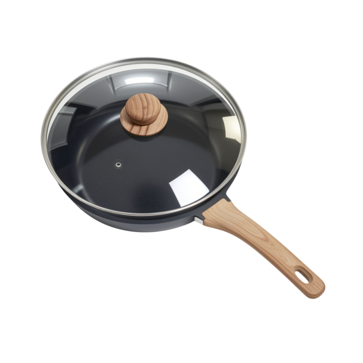 Sartén Premium Dkasa Antiadherente Marmolizado con Tapa 28 CM 2 MM
