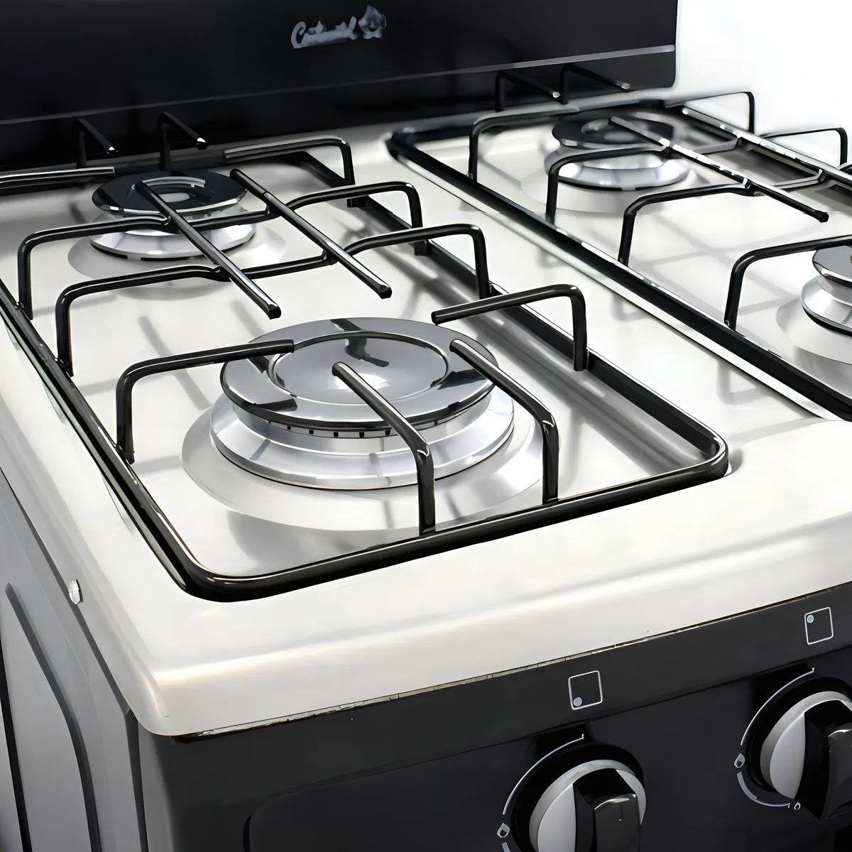 Estufa Continental con Gabinete – Gas Natural / Propano (Color Negro)