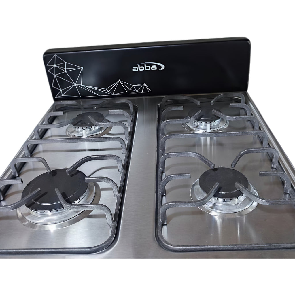 🔥 Estufa Abba 4 Puestos con Horno y Gratinador Eléctrico Modelo AT20H GT GLP