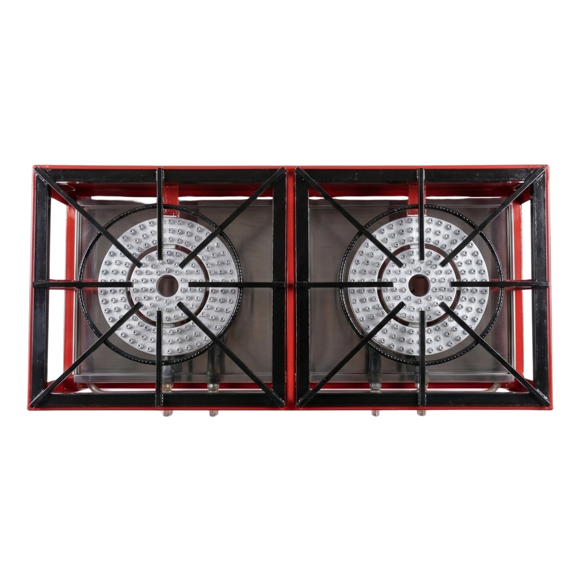 Estufa Industrial en Hierro Tamalera 2 Puesto / Doble Quemador Q25+Q50