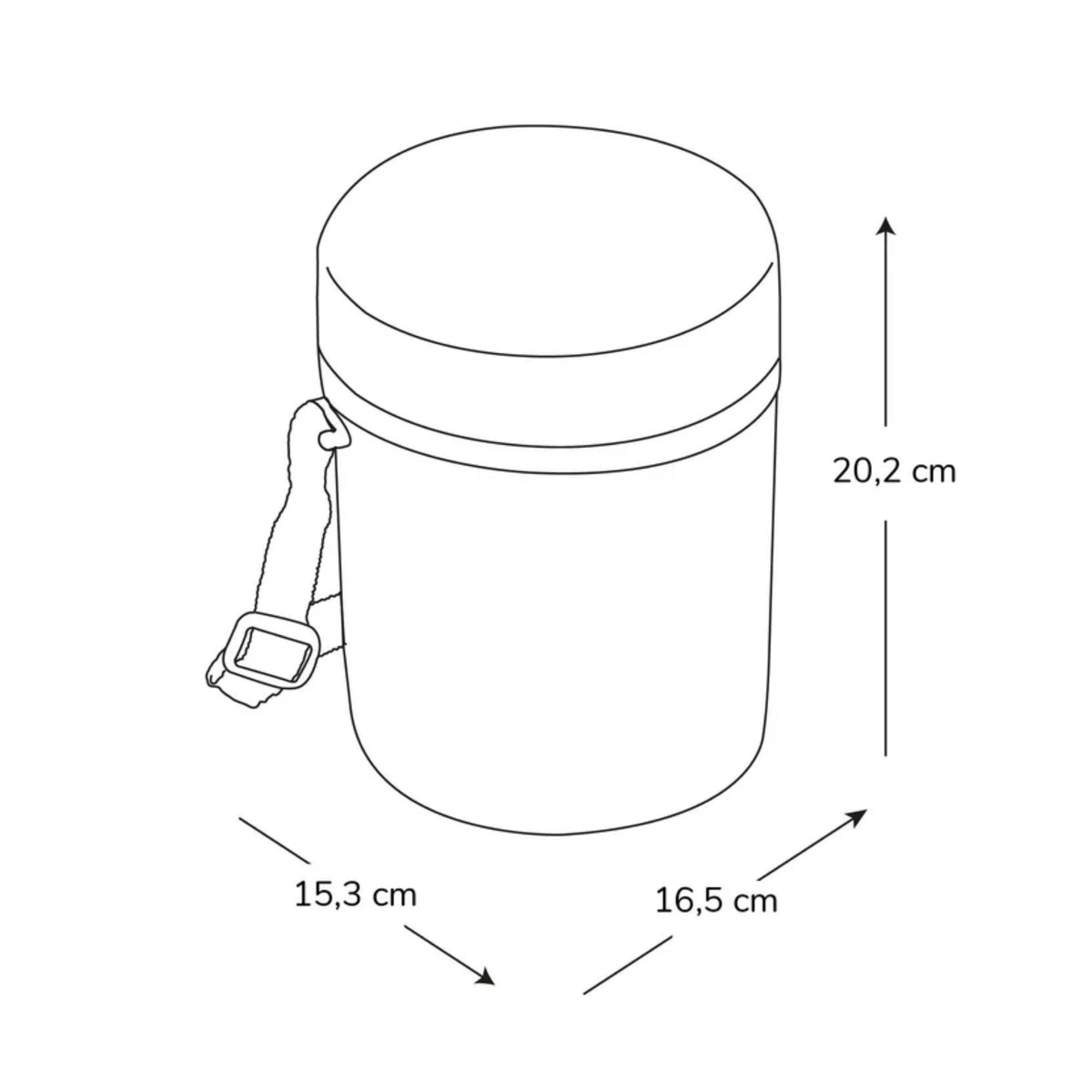 Termo Alimentos Excel 1.5LT Negro Polimes