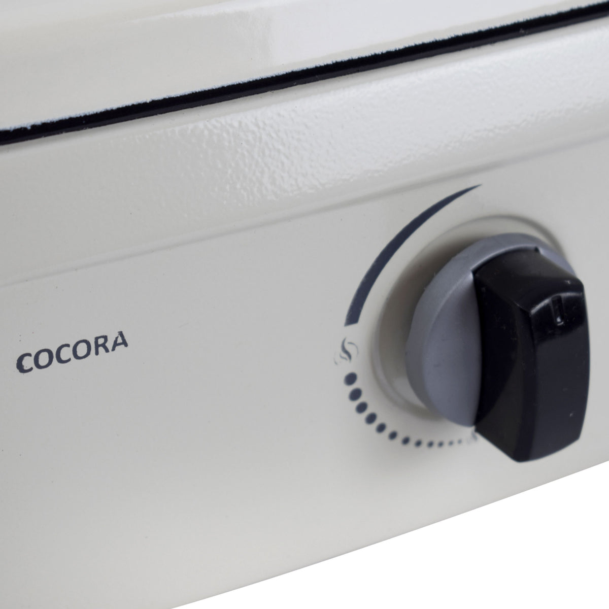 Estufa Continental 2 Puestos de Lujo Beige Cubierta Acero Inoxidable