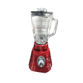 LICUADORA DKASA 600W VASO DE VIDRIO 1.25L 3 VELOCIDADES ROJA