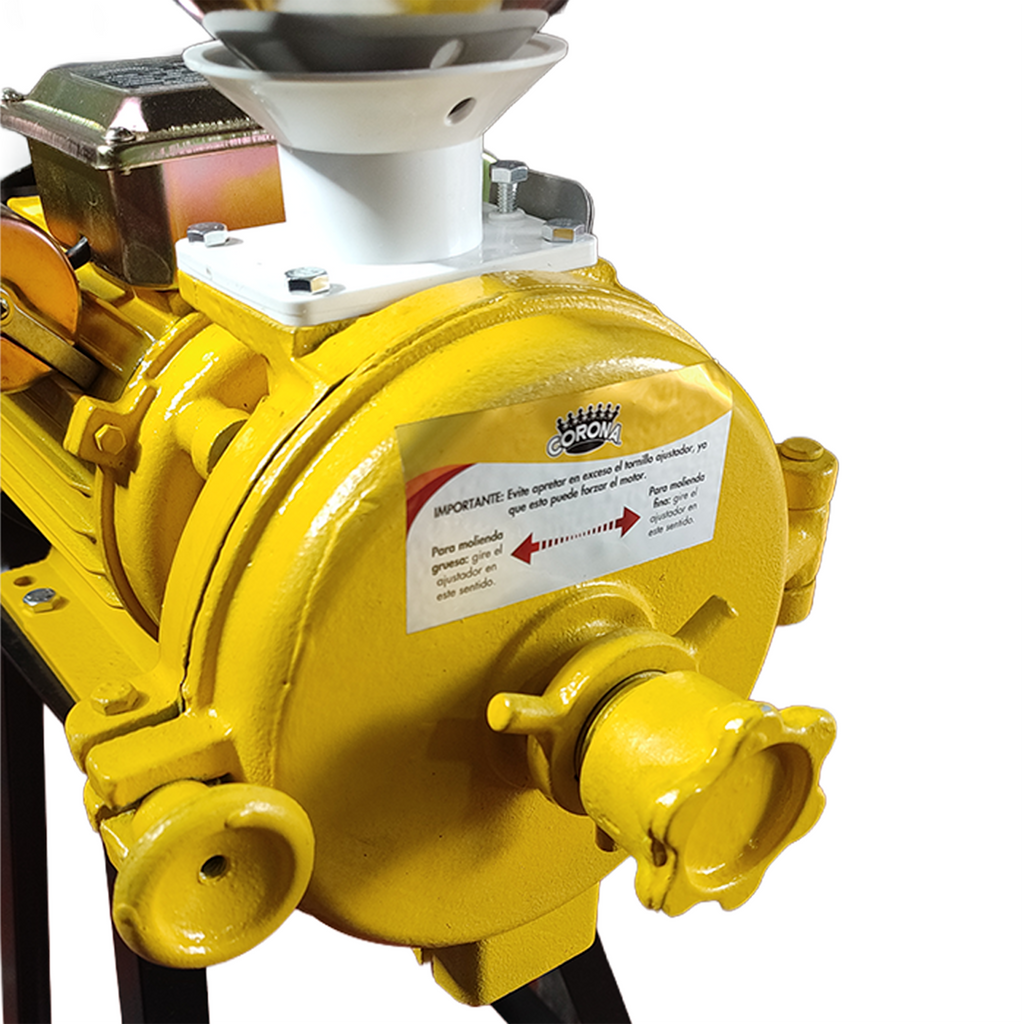 Molino Eléctrico para Granos Secos Corona 3.3 Hp de Fuerza 120V