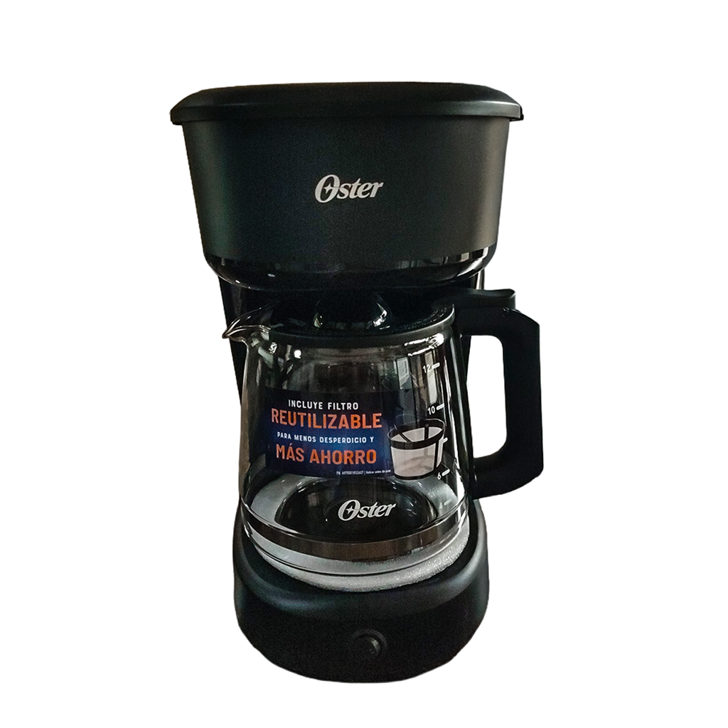 Cafetera Oster 12 Tazas Negra