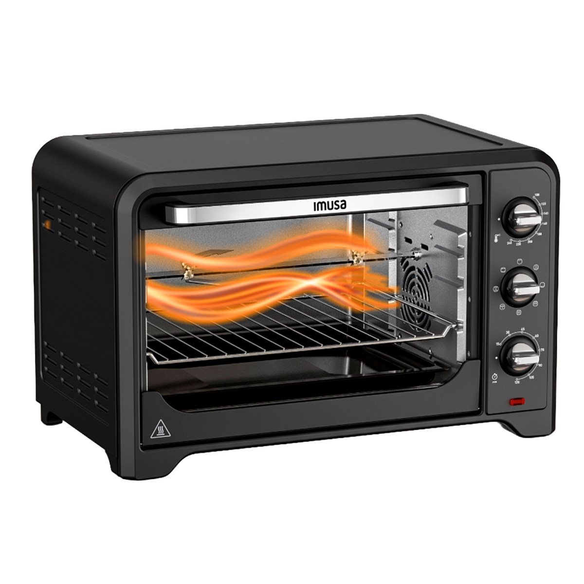 Horno Freidor IMUSA 33 Litros Óptimo XL Negro